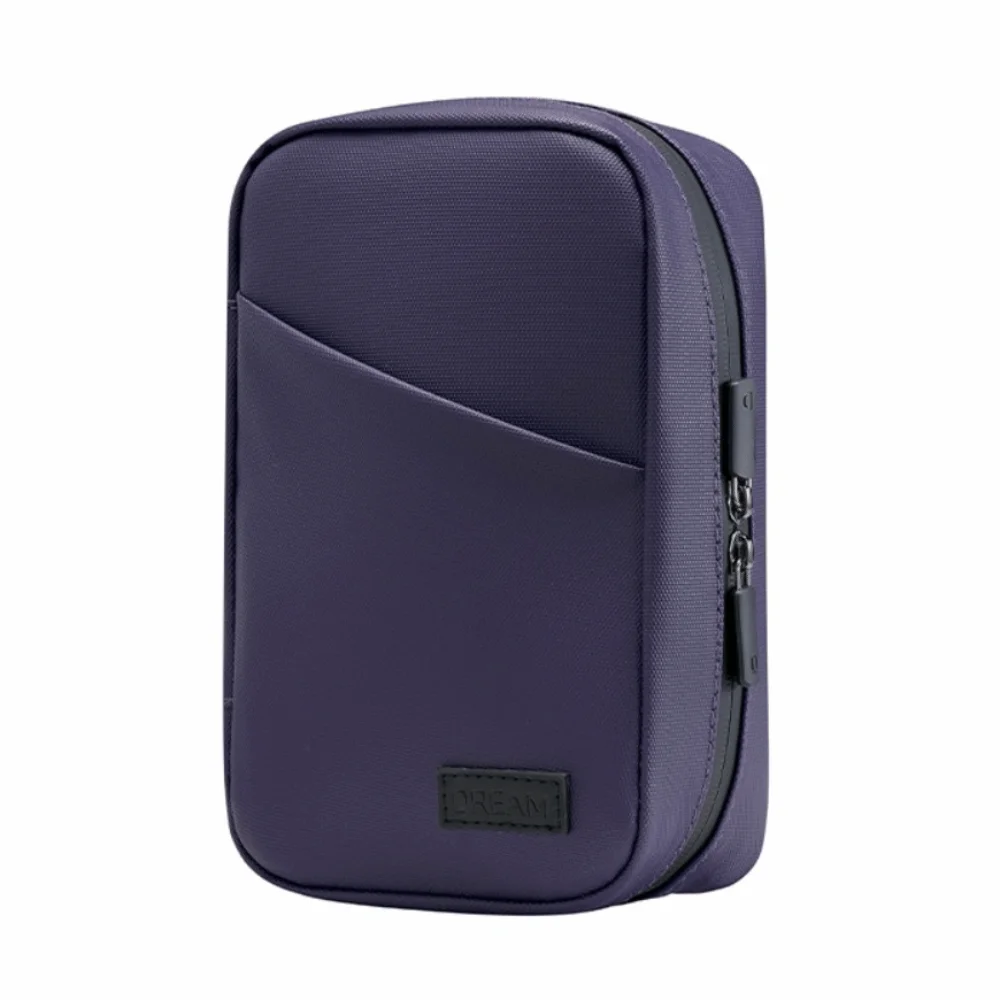 

Multi-Function Pouch Digital Product Storage Bag Large Capacity PU Cable Organizer Pouch Waterproof Shockproof