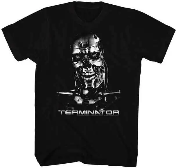 The Terminator 80's Movie Bust Red Eyes Men's T Shirt