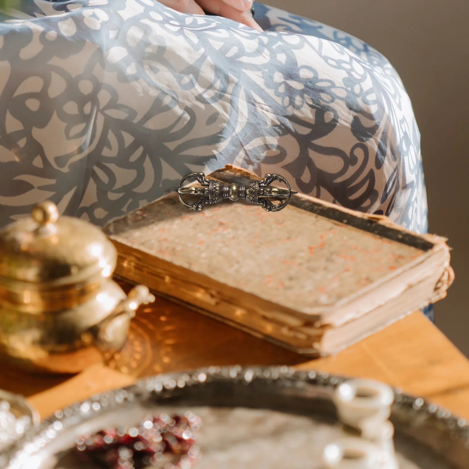 

Brass Pestle Dharma Ornament Vintage Retro Home Decor Craft Lucky Gift Office Decoration Jewelry Making