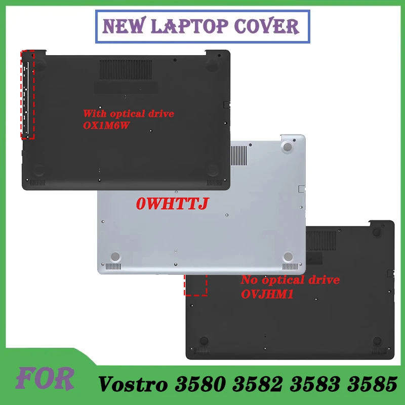 

Replacement Suitable For Vostro 3580 3590 V3580 V3590 V3595 Replace Bottom Door Cover Notebook Parts Laptop casing