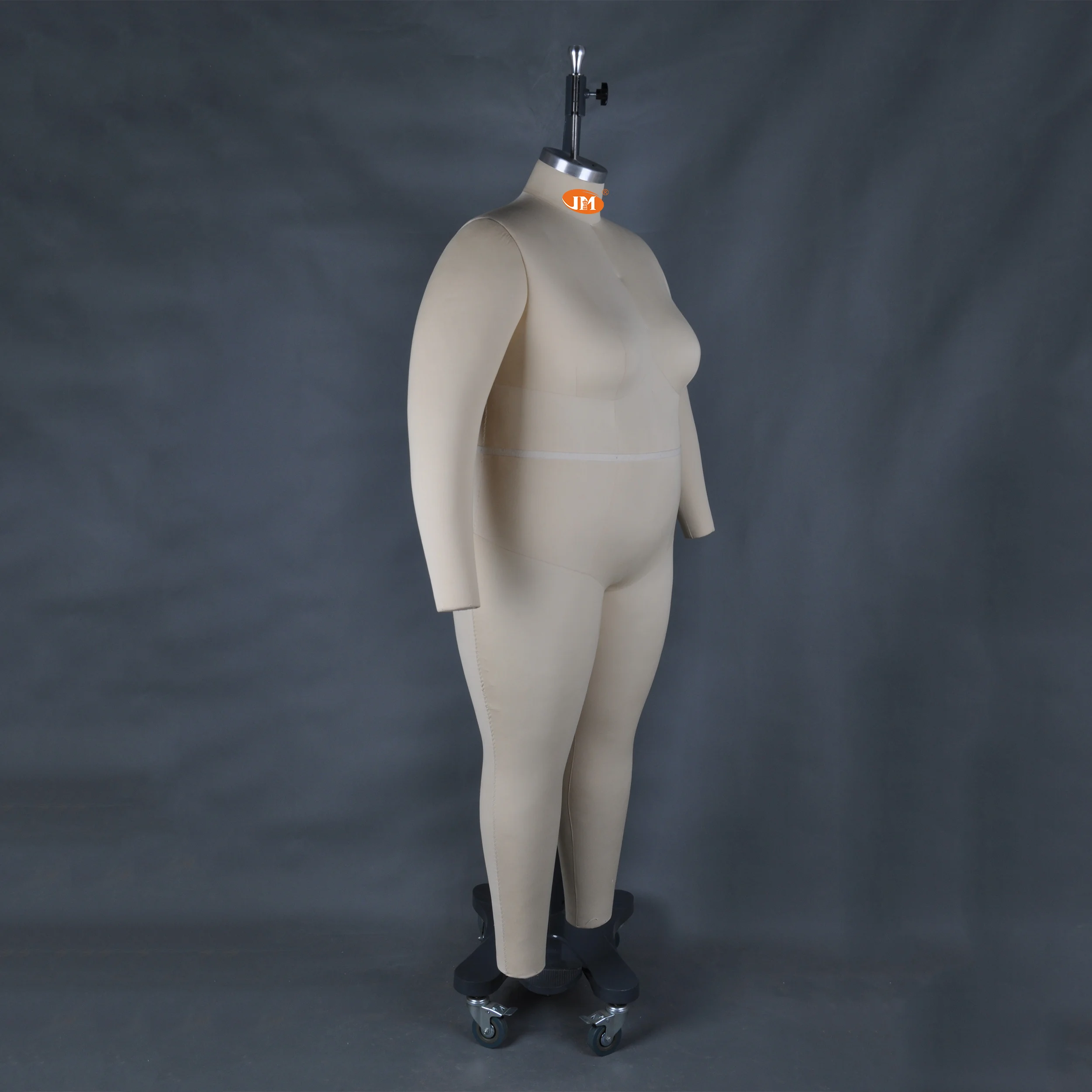 Female PLUS Size Full-Body Fiberglass Sewing Mannequin Dress Form With Stand Size 22 White