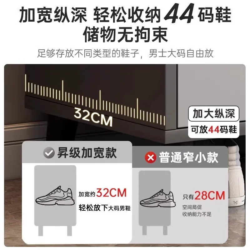 خزانة الأحذية، خزانة تخزين الأبواب المنزلية مدمجة على الحائط، رف أحذية داخلي لممر باب الدخول الجديد