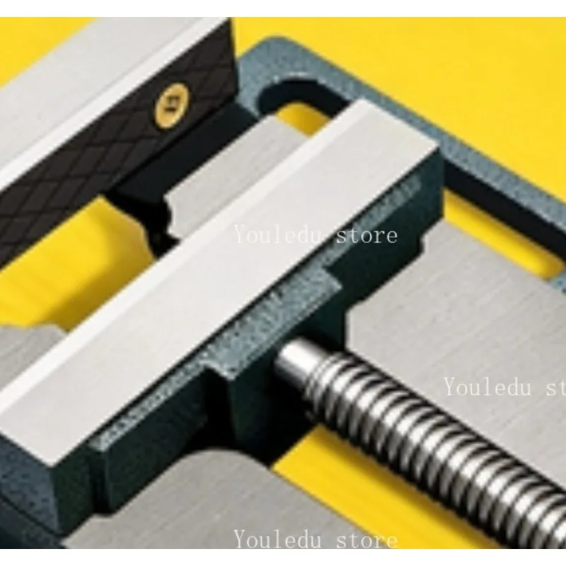 2.5-3 Inch American Flat Pliers Small Vise Flat Mouth Fixed Table Vise Bench Drill Precision Drilling Machine Fixture Clamp Tabl