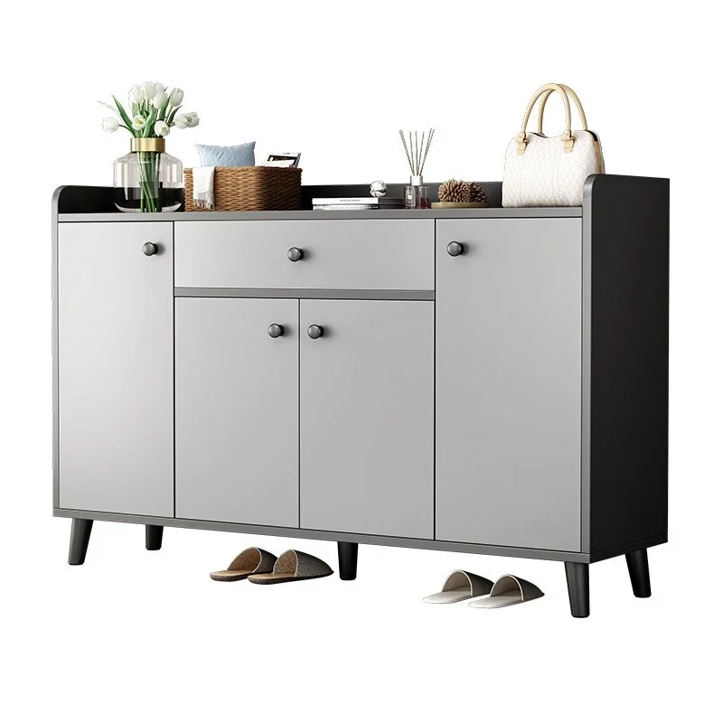 

Shoe cabinet small apartment, household door, light luxury large capacity, storage locker shoe rack