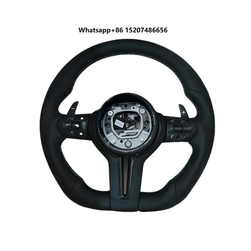 For Universal Sports Leather Steering Wheel with Carbon Fiber Construction and Quick Release Function Drift