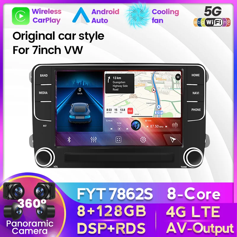 

FYT Android Car Radio Multimedia Player For Mercedes Benz C-Class W203 2004-2011 2Din Carplay Android Auto 4G WIFI DSP RDS 8Core