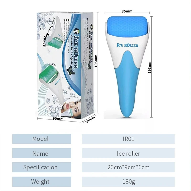 Новый многоразовый ролик для лица, охлаждающий ледяной ролик, массажер для подъема кожи, устройство для охлаждения мышц
