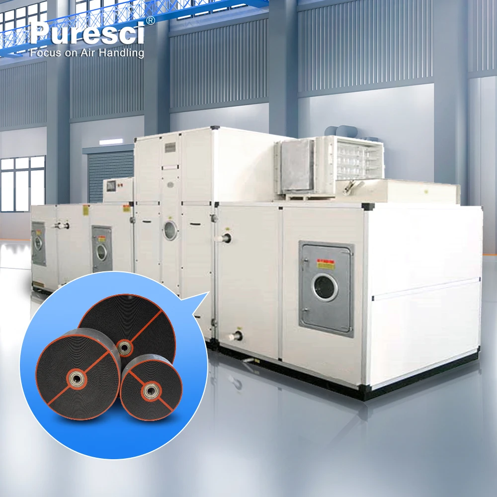 High Adsorption Efficiency Customizable Desiccant Rotor Wheel for Industrial Dehumidifiers Electric Power Source New Condition