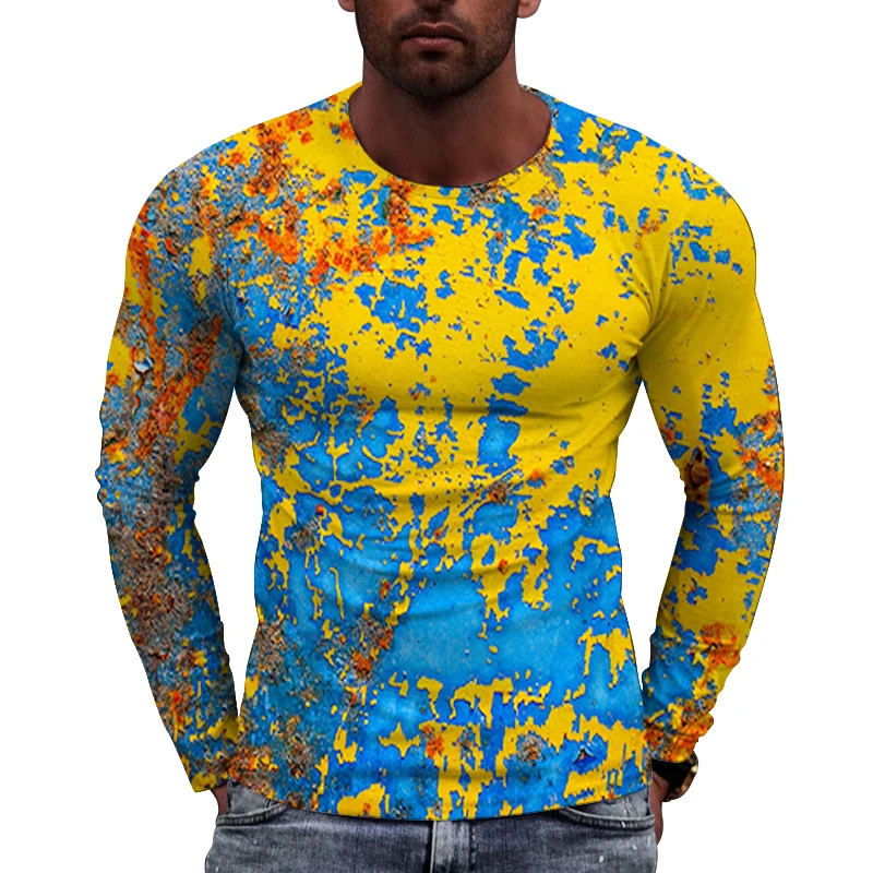 Camouflage Fashion 3D Print T-Shirt Men Women Casual O-Neck Long Sleeve T Shirts Oversized Harajuku Male Tees Tops Man Clothing