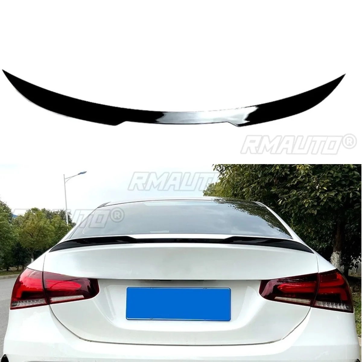 

For Benz A-Class W177 A180 A200 Car Rear SpoilerFor Benz A-Class W177 A180 A200 Sedan Version Trunk Wing Roof Spoiler Body Kit