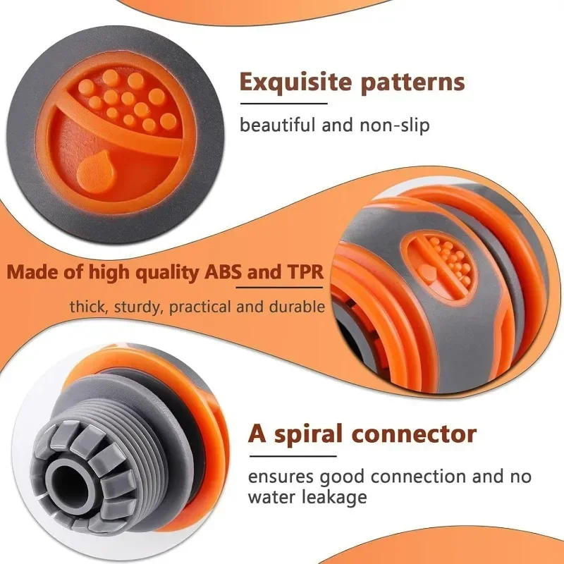 1/10 قطعة خرطوم حديقة موصل سريع صنبور موسع خرطوم اتصال مشترك حديقة انبوب ماء موصلات سقي تجهيزات أنابيب