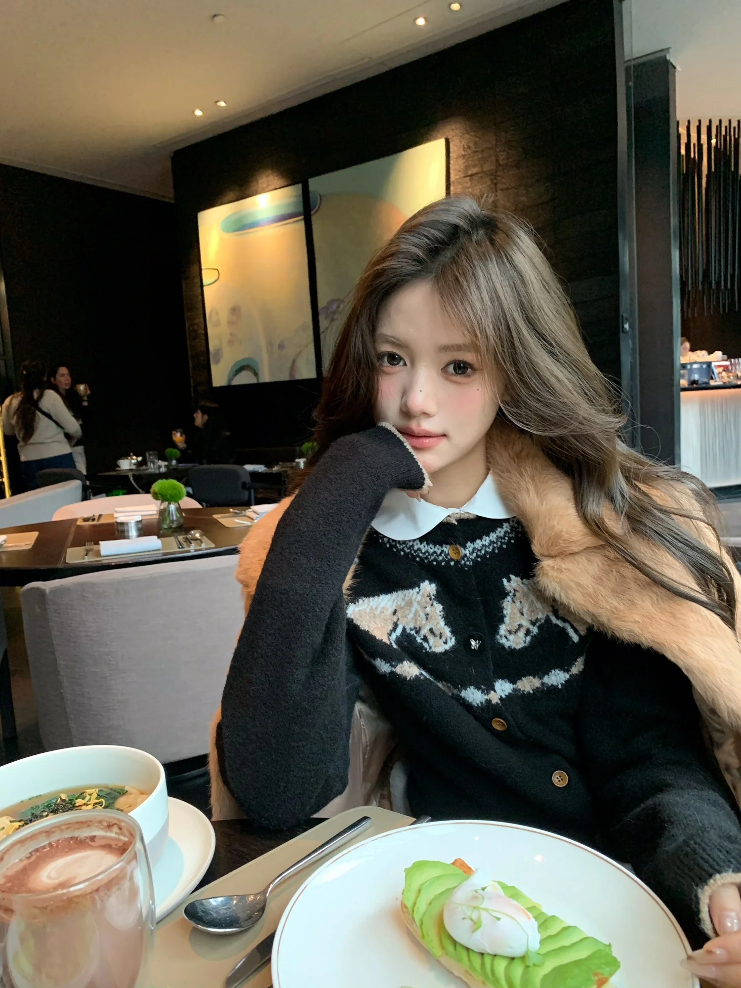 

Warm Knitted Sweater Woolen Heart aped Design Slim Fit Cool And Sweet Sle Women's Cardigan Coat Casual Faion Autumn 2025