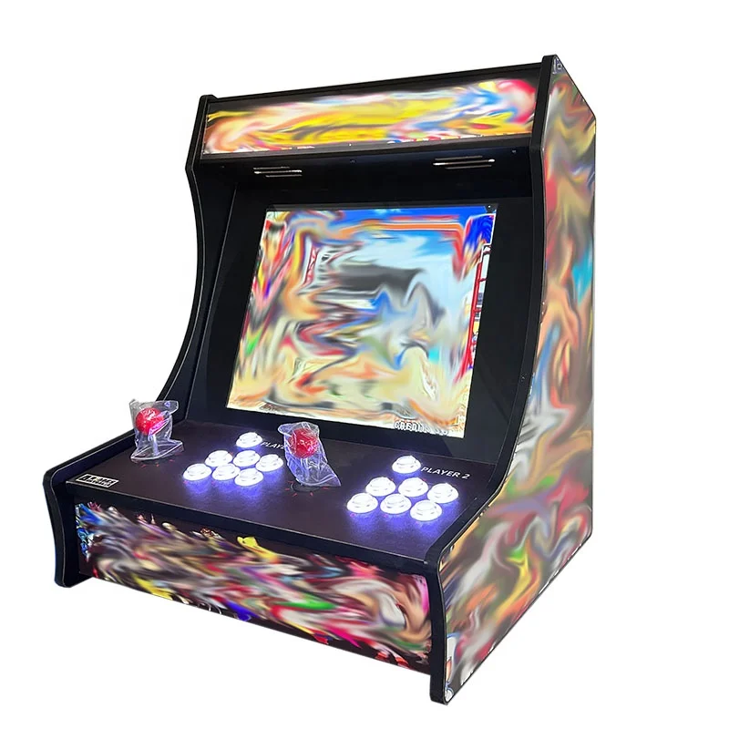 Console di gioco a gettoni con nel 10000 giochi bartop versione 3D giocatori macchine da gioco arcade