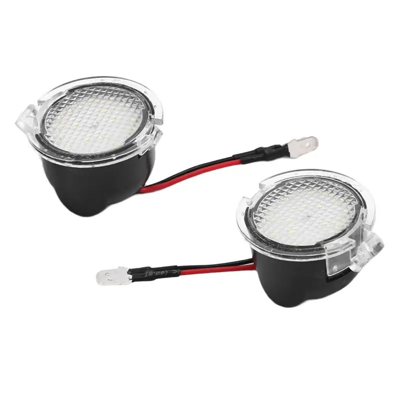 A13F-2Pcs LED Rearview Mirror Light 3F1Z-13B375-AA 3F1Z13B375AA For Ford Mustang Mondeo Range Shaker F150edge MK5 6000K