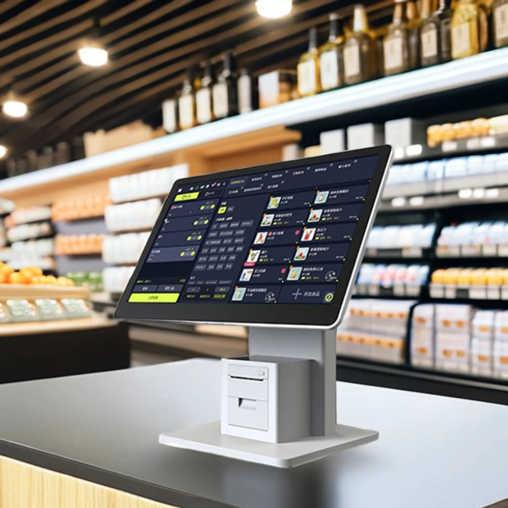 New Touch Screen Android/ Window OS POS 58mm Printer Cash Register with All-In-One POS Terminal