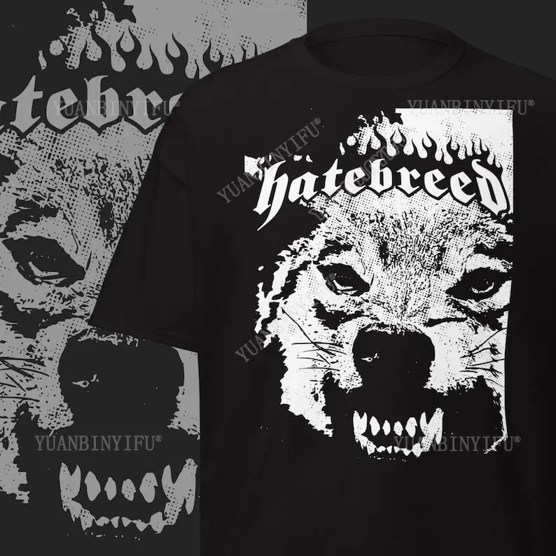 

Hatebreed T-Shirt: Hardcore Punk Band Tee, Metalcore Merch cotton Vintage round neck Men Women Streetwear Tees Short Sleeve