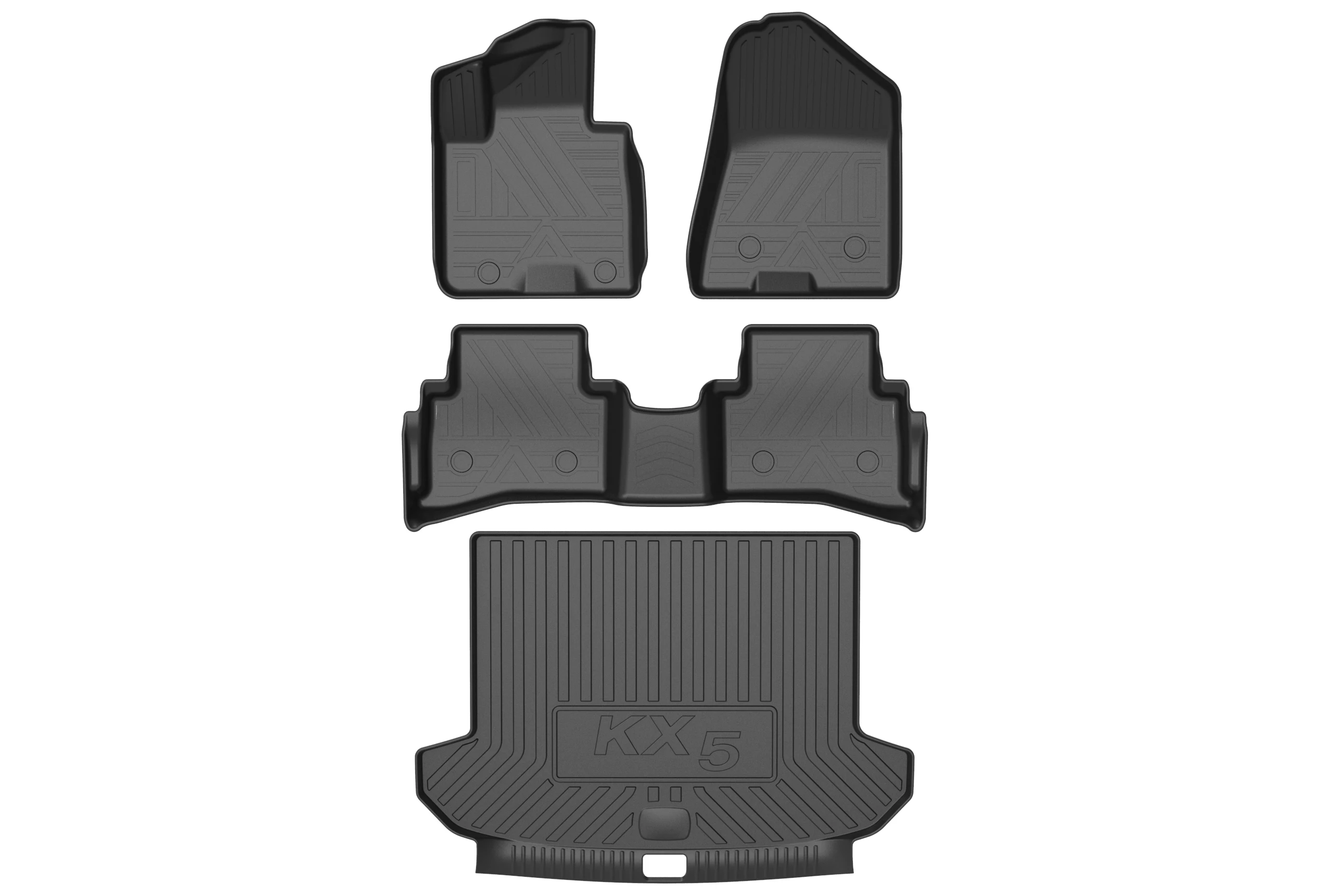 Car Floor Mat for KIA PEGAS FORTE KX1/3/5 K3 K5 SPORTAGE TPE Rubber Waterproof Non-Slip Fully Surrounded Refit Car Floor Mat