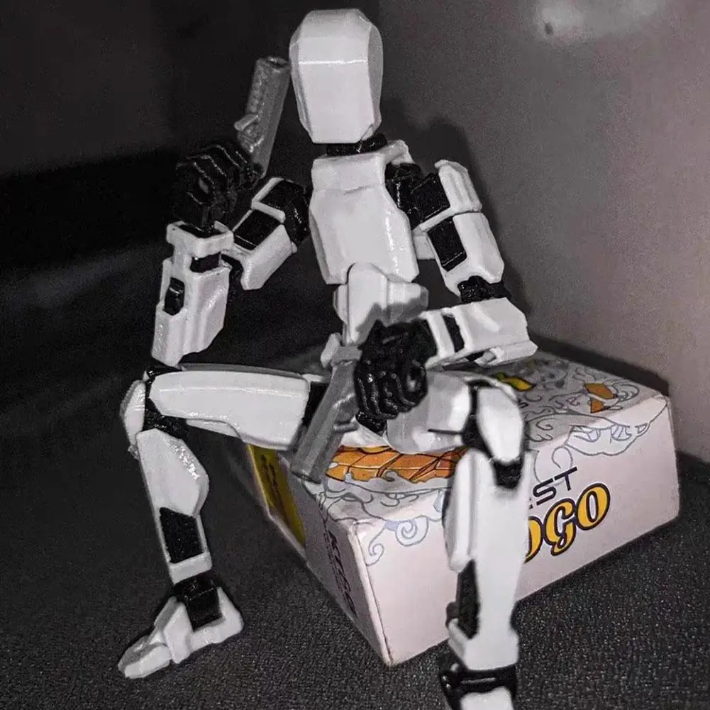 13 Action Figure Titan Multi-Jointed Movable Shapeshift Robot T13 Action Mannequin Character and Dog Figure Toys gifts for kids