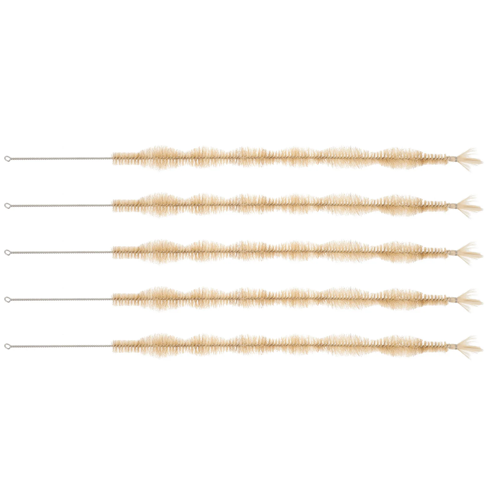 

5 pcs Condenser Pipe Brush for Cleaning Laboratory Tube Kitchen Iron Strong Material Practical Design Easy Use Spherical