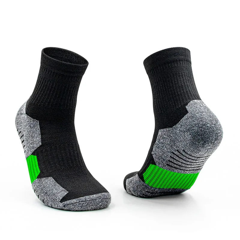 6 Pairs Men Professional Sports Socks All Season High Quality Thickened Quick Drying Wear-resistant Deodorant Basketball Socks