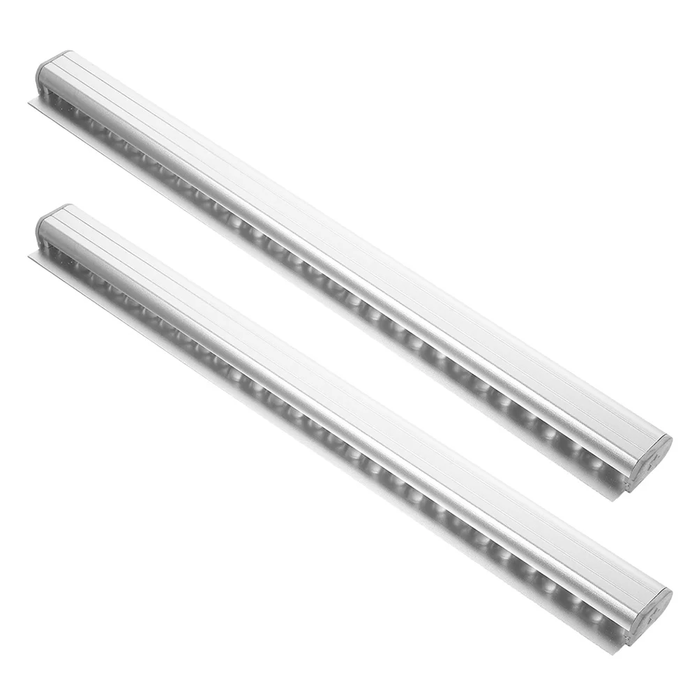 

2Pcs Aluminum Kitchen Order Holder Mounted Receipt Organizer Restaurant Ticket Holder Clip Menu Rail