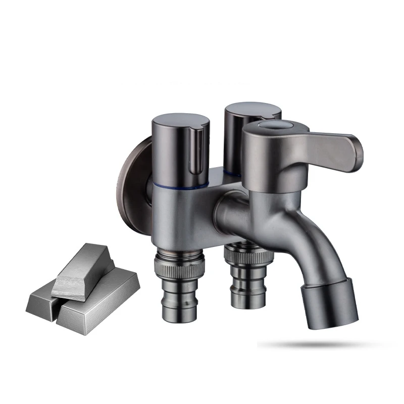 

Нержавеющая сталь, кран для стиральной машины с выпуском воды, три носика, уличный клапан для ванной комнаты, балкона, настенное крепление, распылитель для унитаза и биде