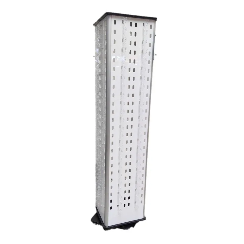 

Floor 4-sided rotating white acrylic glasses display rack, optical sunglasses display rack 192 pay