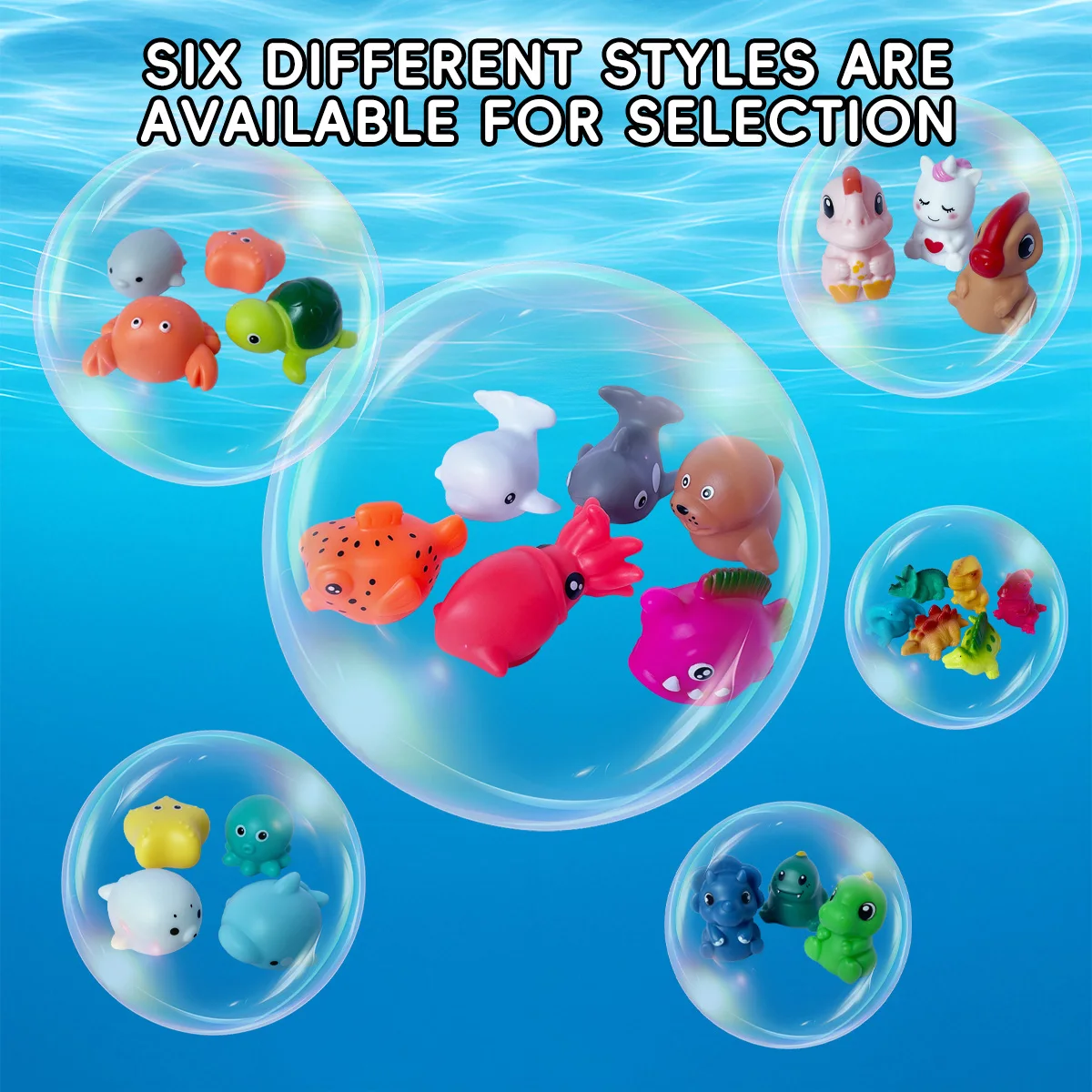 Baby Bath Toys Bathtub LED Light Up Toys Colorful Changing Waterproof Underwater Lights Bath Toys for Boys Girls Birthday Gift