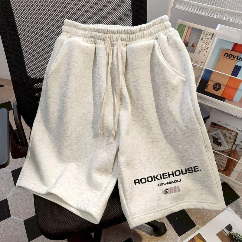 

Pop Sporty A-line Shorts For Women Vintage Summer Korean Style Casual Elastic Waisted Sweat Pants Clothes For Women