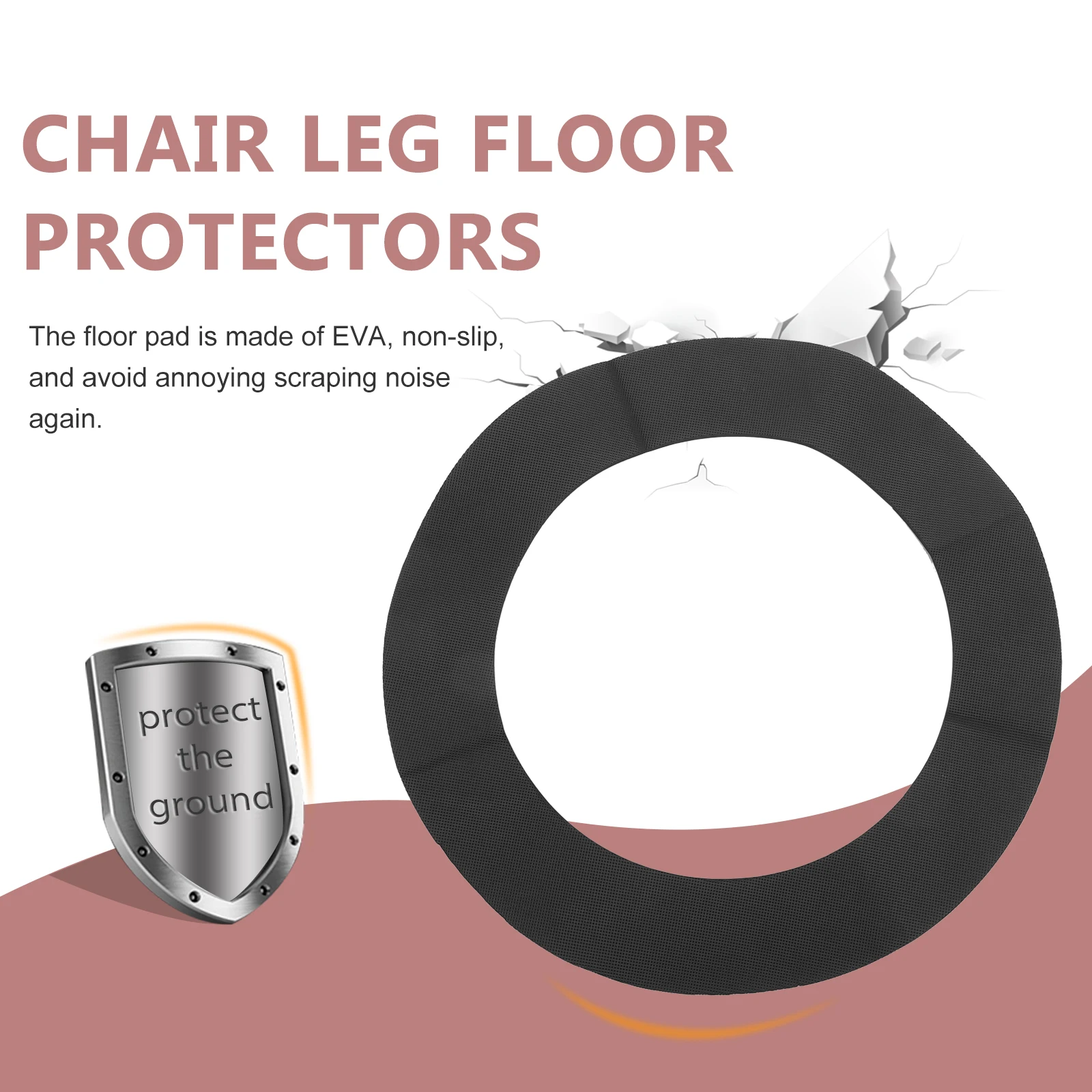 

EVA Anti slip Furniture Pads for Hardwood Floors Chair Leg Protectors Non slip Mats Thickened Home Floor Protectors Recliner Mat