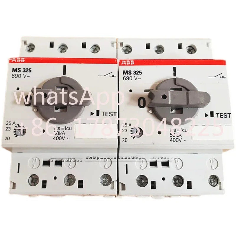 Original ABB Motor Circuit Breaker Ms 325-1/2.5/4/6.3/9/12/16/20/25 Is Genuine In Stock.