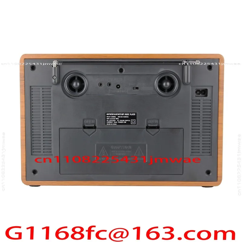 Retro Bluetooth Speaker Elderly Multi-function Radio Nostalgic Multi-band Wooden Music Player