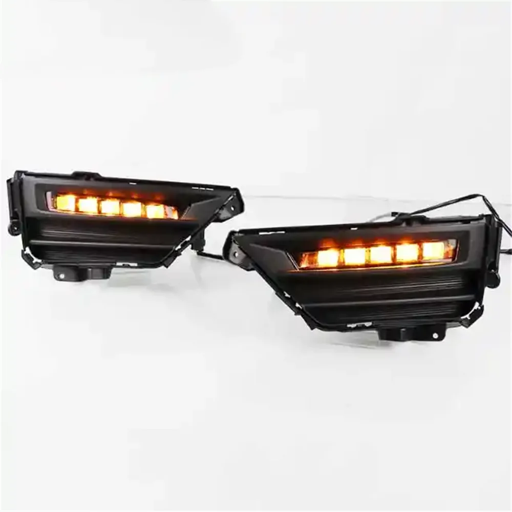 Aksesoris Mobil Lampu Kabut Depan untuk Honda CR-V CRV 2021 Lampu Berjalan Siang Hari Led Drl Siang Hari