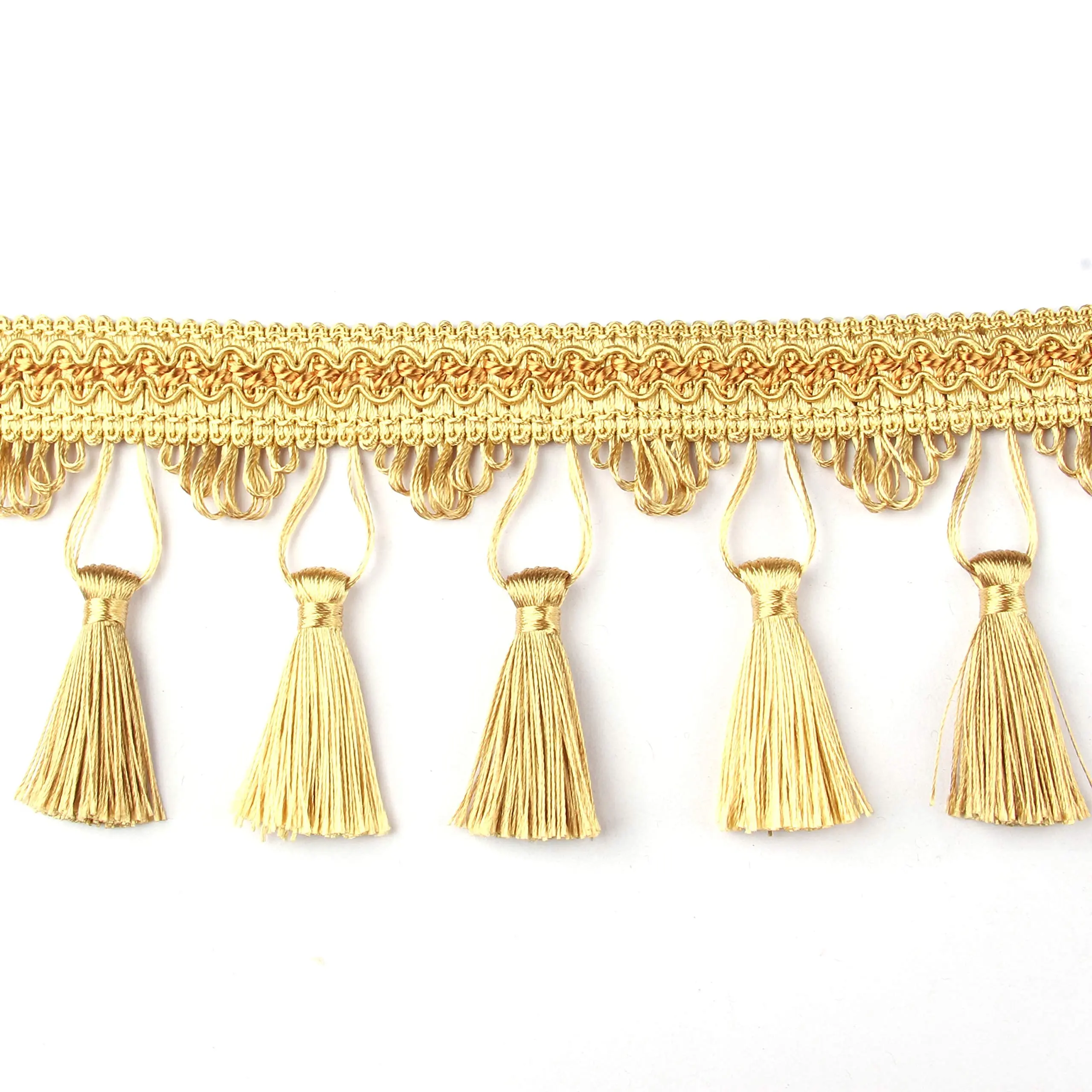 HedongHexi Tassel Fringe Trim 6.5 Yard 3.54 inches Lace For Sewing Home Decorative Curtain Accessories Thread DIY Fabric Webbing