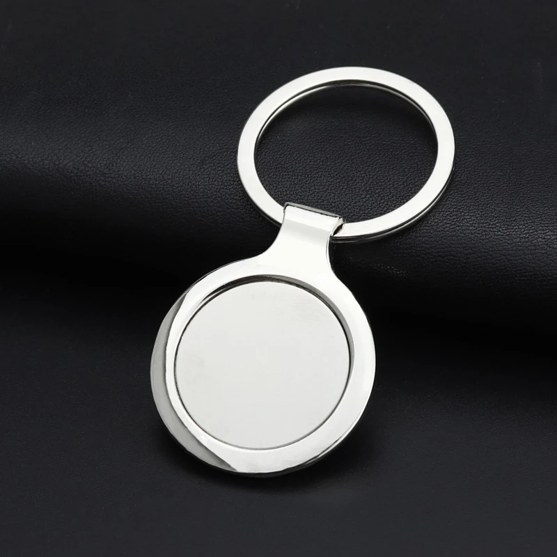 Metal Keychain Blank Keychain Stainless Steel Keyplate DIY Metal Keychain