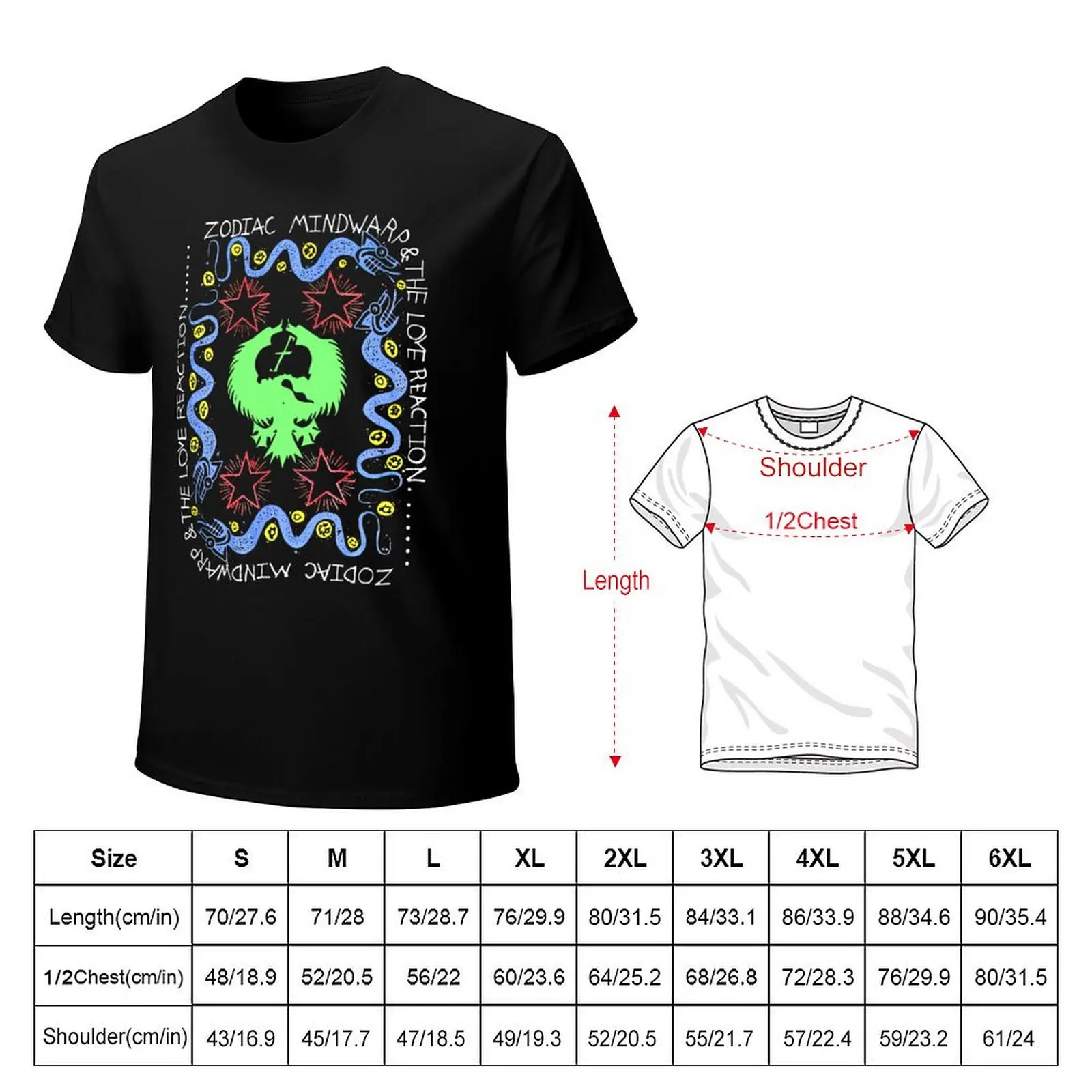 Zodiac Mindwarp The Love Reaction T-Shirt custom t shirt anime figures men clothings