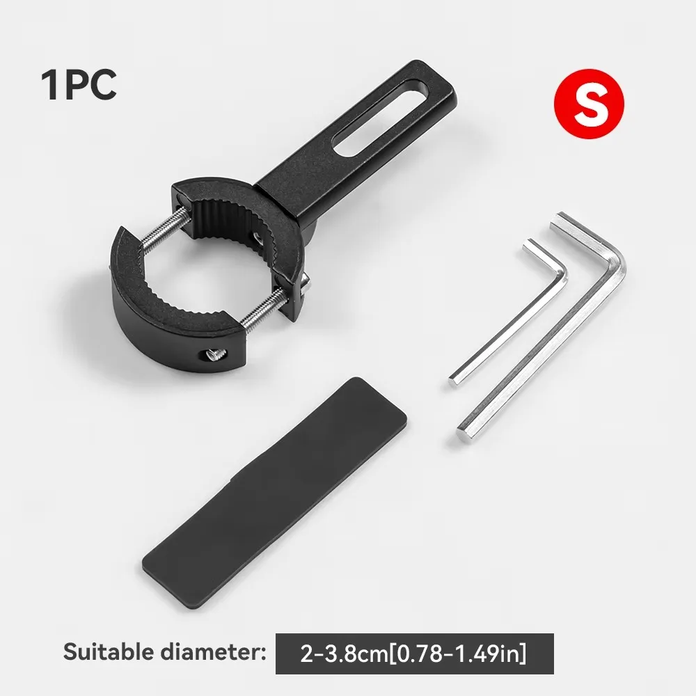 

1/2Pcs 2cm-6cm Motorcycle Spotlight Bracket Universal Adjustable Headlight Mount Bracket Light Holder