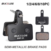 BUCKLOS MTB Bike Brake Pads Durable Hydraulic Disc Brake Pads fit B01S Semi-Metal MTB Road Cycling Wear Resistant Brake Pad Part