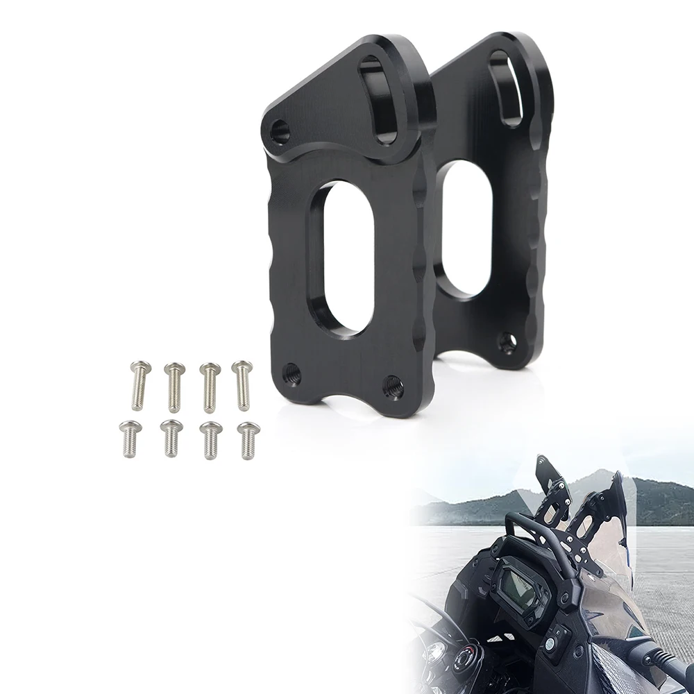 

Fit For KAWASAKI KLR 650 KLR650 2022-2024 Motorcycle Accessories Windshield Riser Adapter Adjustable Windscreen Mount Bracket