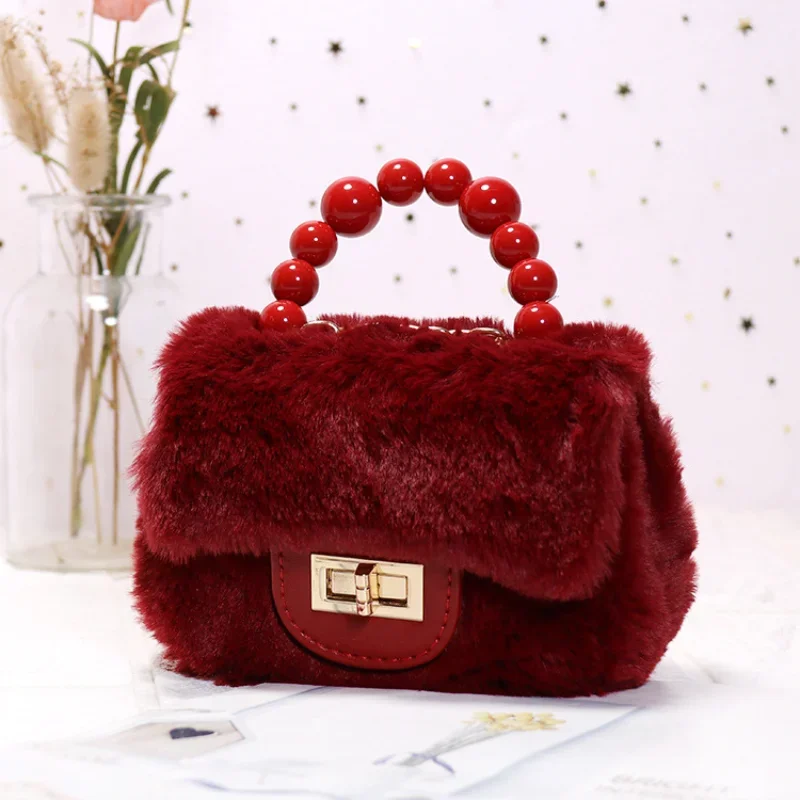 Children Messenger Bags Ladies Crossbody Bag for Women Pearl Handbag Coin Purse for Women Cute Bags Mother Kids Bags for Girl