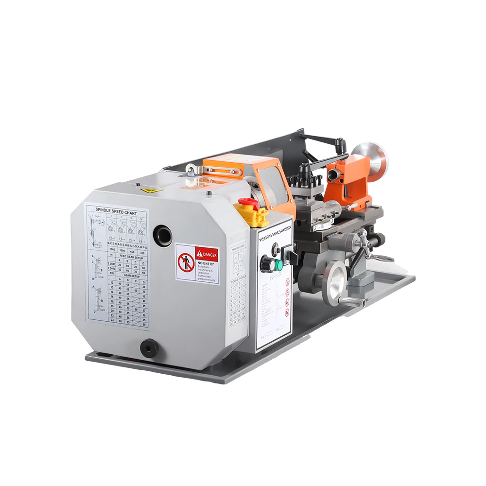 

Performance Brushed Dc 500w Powerful Motor 7"X14" Mini Bench Metal Rotating Lathe Machine