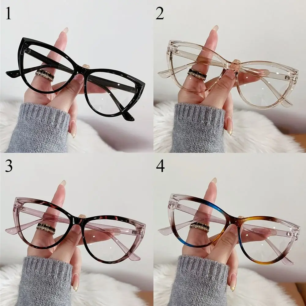 Mode Transparent Rahmen Anti-Uv Blau Rays Gläser Ultra-licht Vision Care Myopie Gläser Rahmen PC Computer Brille Frauen mädchen