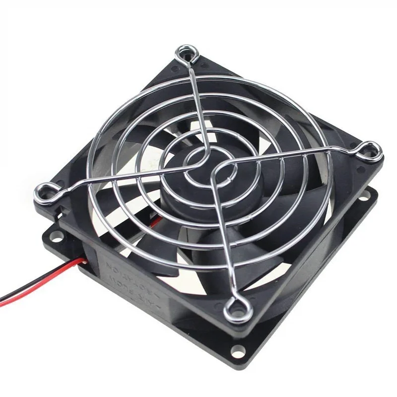 DC 5V 12V 24V Cooling Fan 80x80x25mm  2-Pin Cooler Fans Brushless Cooler Radiator for Computer Case Amplifiers