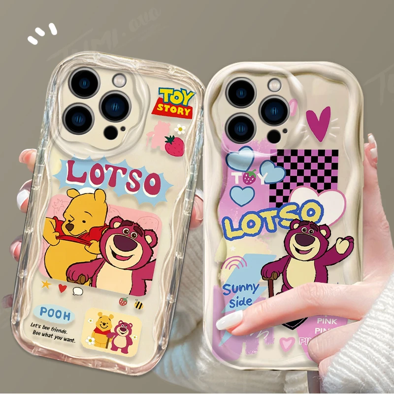 Funda de teléfono de Disney Winnie the Pooh ToyStory, carcasa trasera a prueba de golpes para iPhone 15, 14, 13, 12, 11 Pro Max, X, XR, XS, 8, 7, 6, 6S Plus, SE 2020