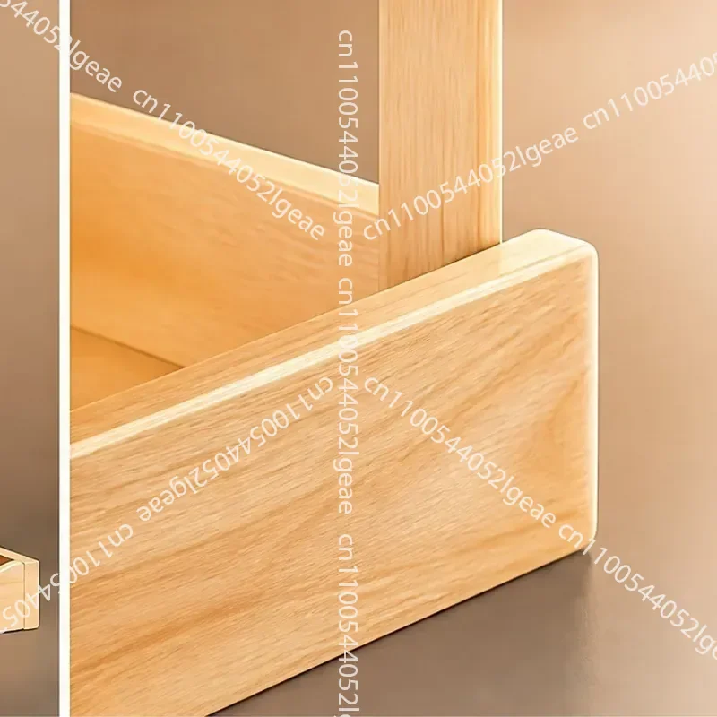 Key Storage Entrance Ornament Rack Solid Wood Hanger Table