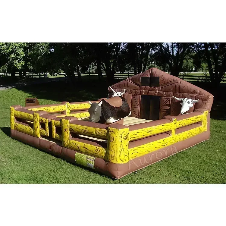 

2025 Commercial exciting used mechanical bull for sale rodeo mechanical bull ride machine adults inflatable mechanical b