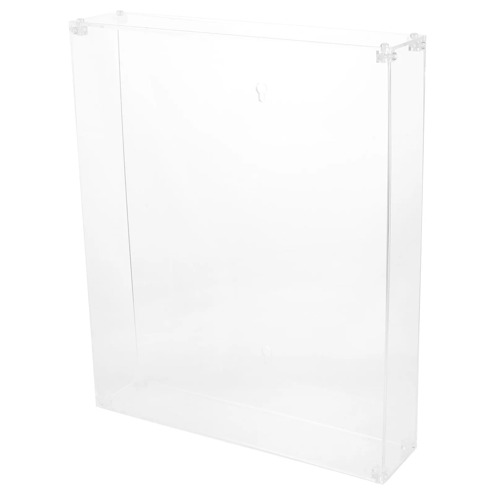 Transparent Acrylic Shadow Box Large Display Case DIY Wall Mount Keepsake Frame for Dried Flower Display Acrylic Collector Box