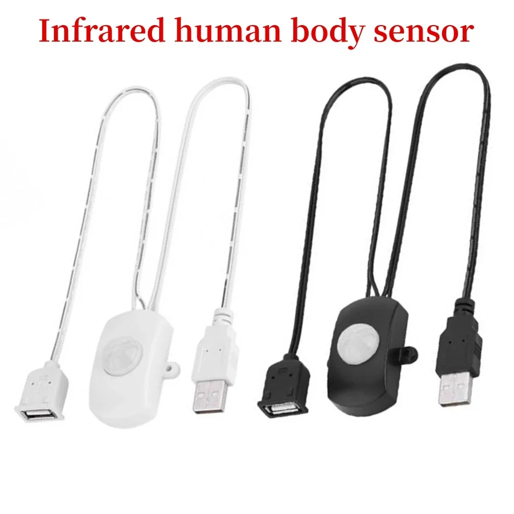 USB PIR 모션 센서 스위치 본체 적외선 지능형 감지 감지기 스위치, LED 스트립 조명용 자동 스위치, DC 5V, 12V, 24V 