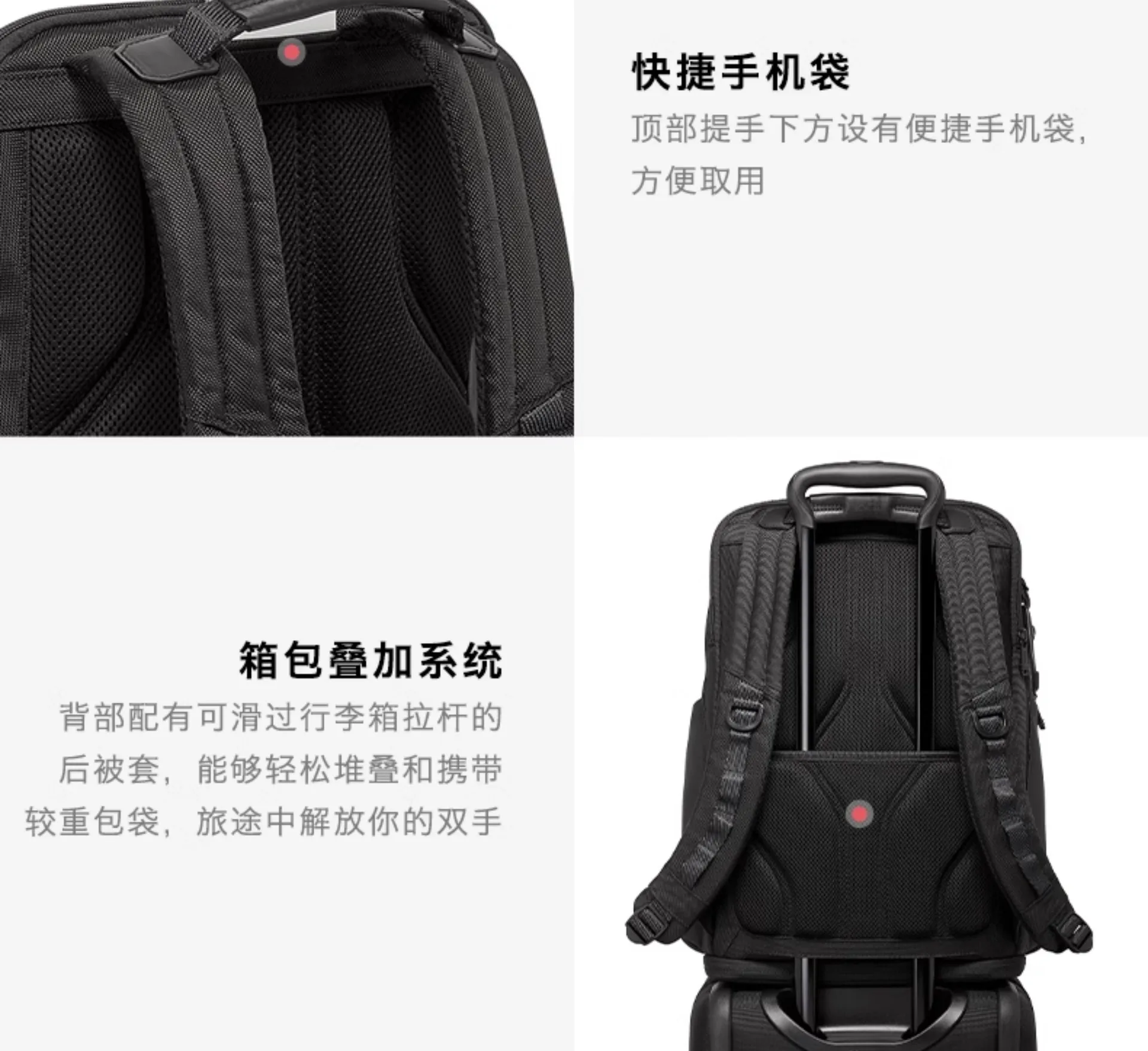 حقيبة ظهر للرجال 232718 حقيبة رجالية من النايلون الباليستي للسفر حقيبة كمبيوتر ذات سعة كبيرة للترفيه