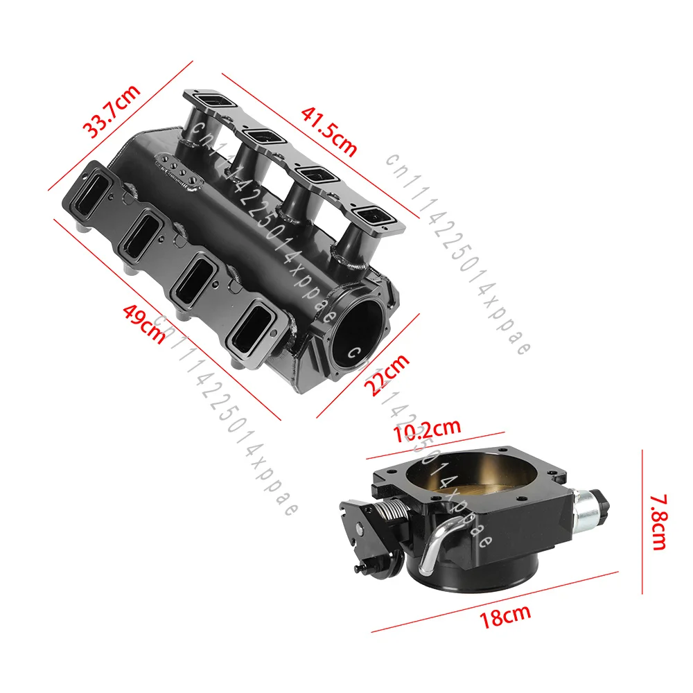 6.2L Black Silver with Throttle Body with Fuel Rails Hot Sale 102MM Aluminum Low LS3 L92 L99 LSA Intake Manifold